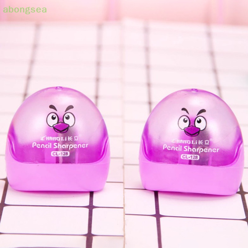 Abongsea Set 4 Đồ Chuốt Bút Chì Họa Tiết Hoạt Hình Dễ Thương Cho Bé