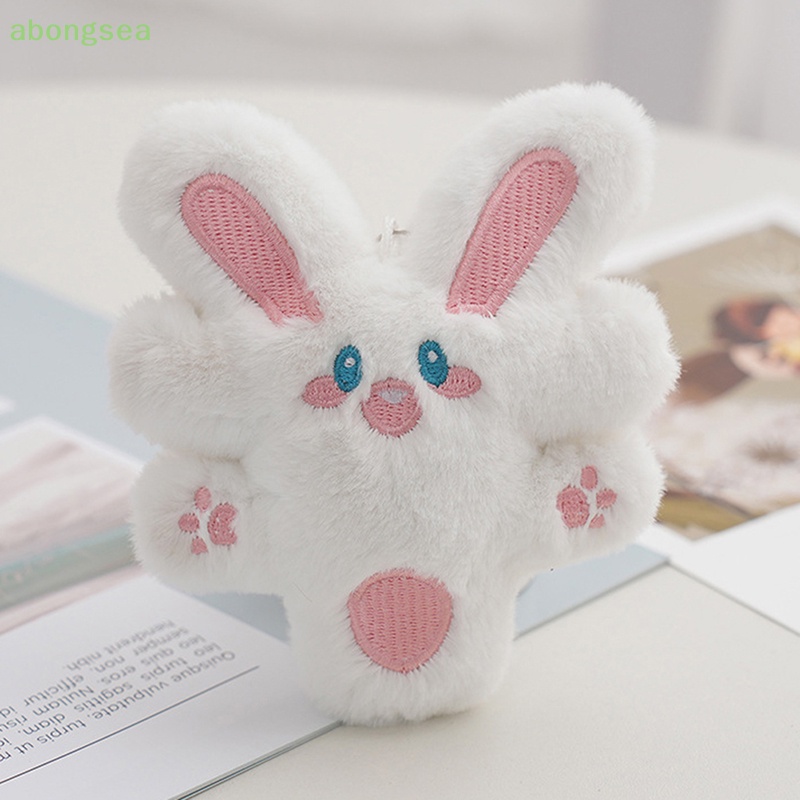 Abongsea Móc Khóa Thỏ Nhồi Bông Giàu Có Xinh Xắn