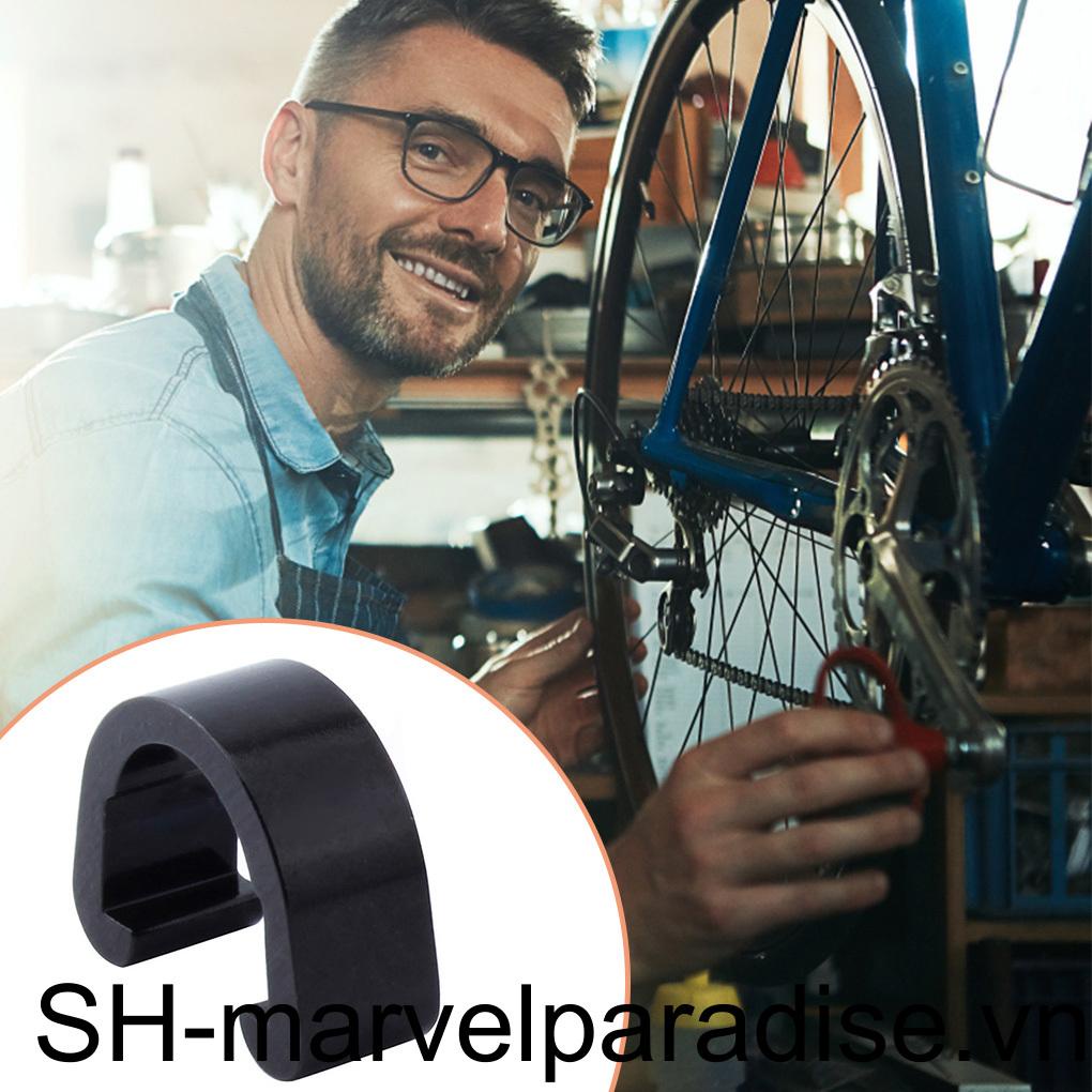 Set 10 Kẹp Cố Định Dây Cáp Xe Đạp Bằng Hợp Kim Nhôm Chuyên Nghiệp