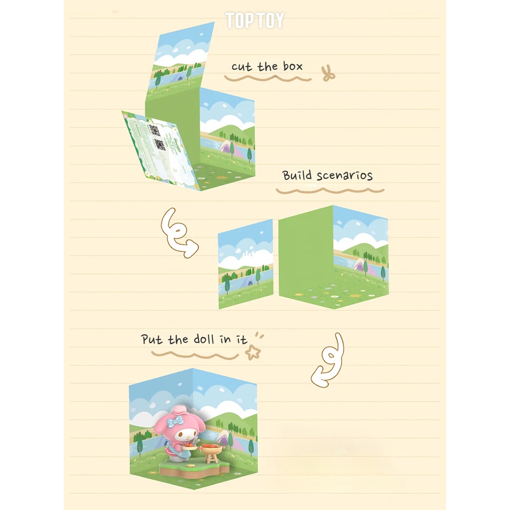 Mô Hình Đồ Chơi Nhân Vật Sanrio x TOP 6 Kiểu Dáng Và 1 Bí Mật
