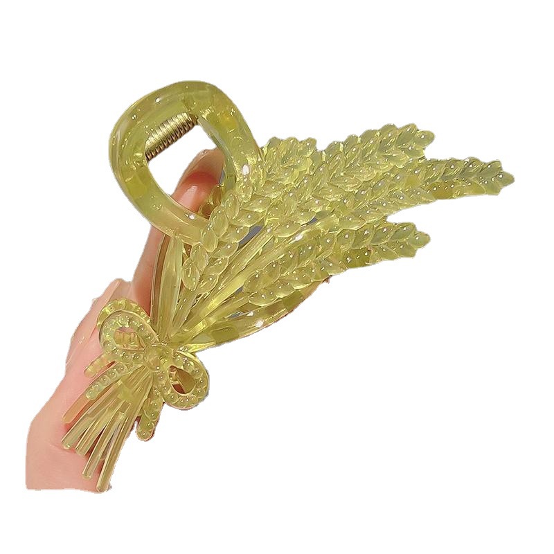 Kẹp Tóc Đuôi Ngựa Cỡ Lớn Hình Lúa Mì 2023