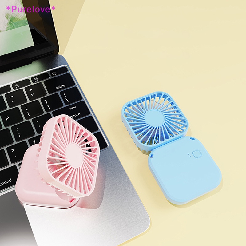 Quạt USB Mini Đeo Cổ Yên Tĩnh Gấp Gọn Tiện Dụng Mới