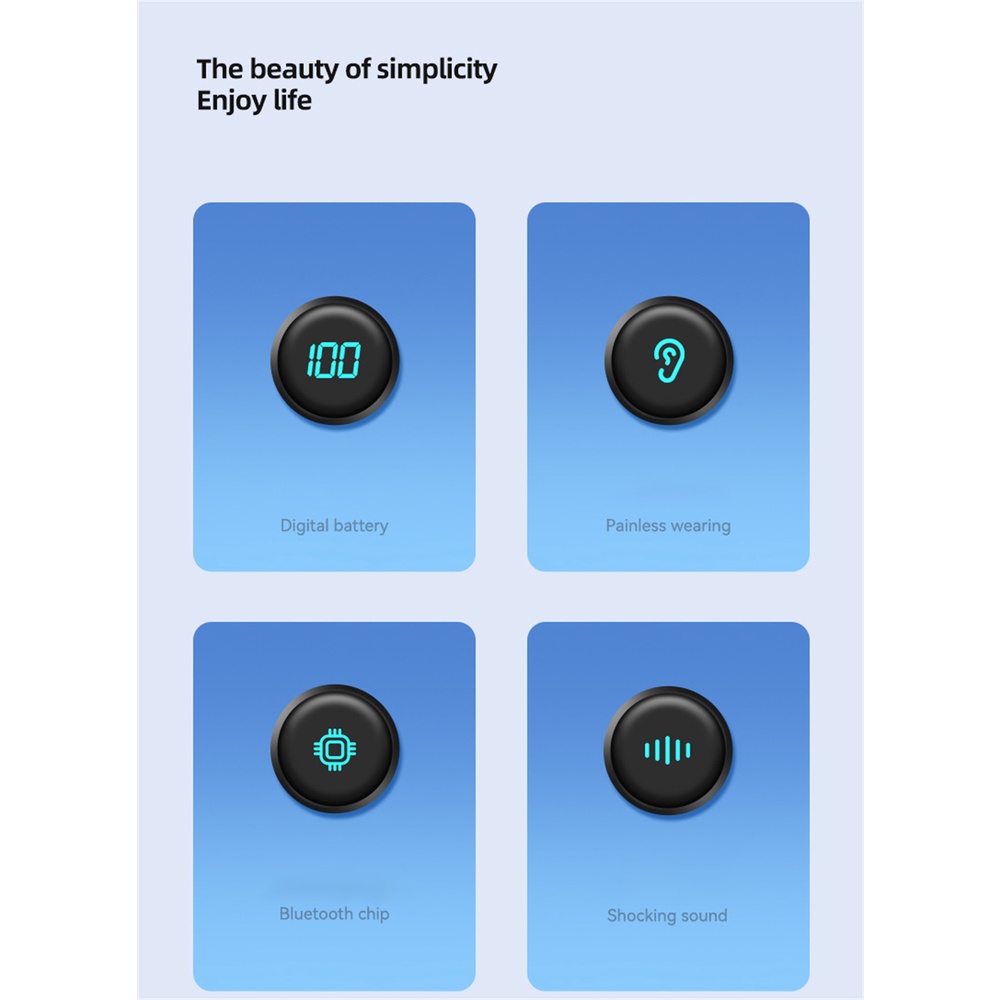 Tai Nghe Bluetooth Không Dây Dạng Móc Vành Tai Chống Thấm Nước Chuyên Dụng Trong Thể Thao