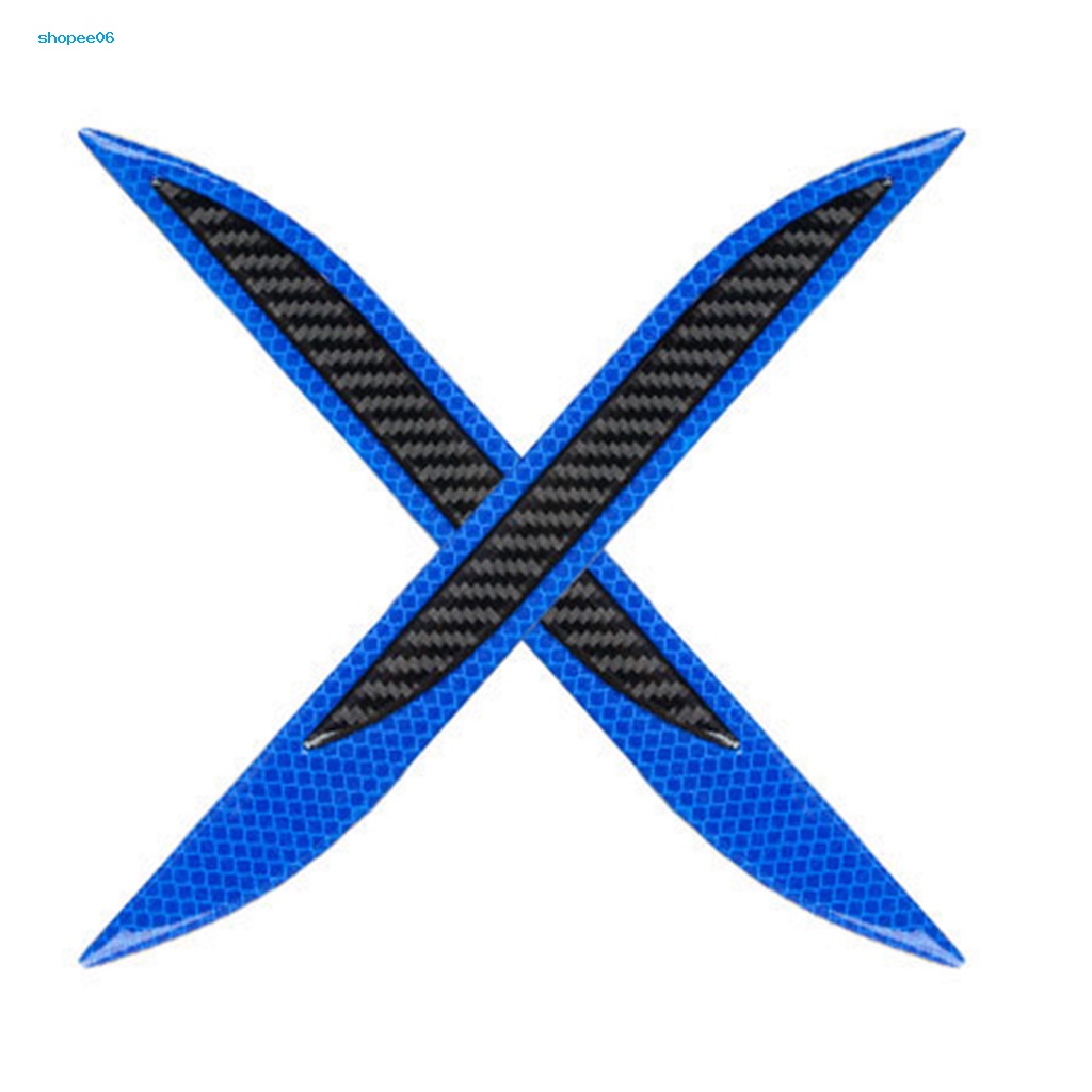 1 Cặp Miếng Dán Phản Quang Chống Trượt Chống Mài Mòn Cho Xe Máy