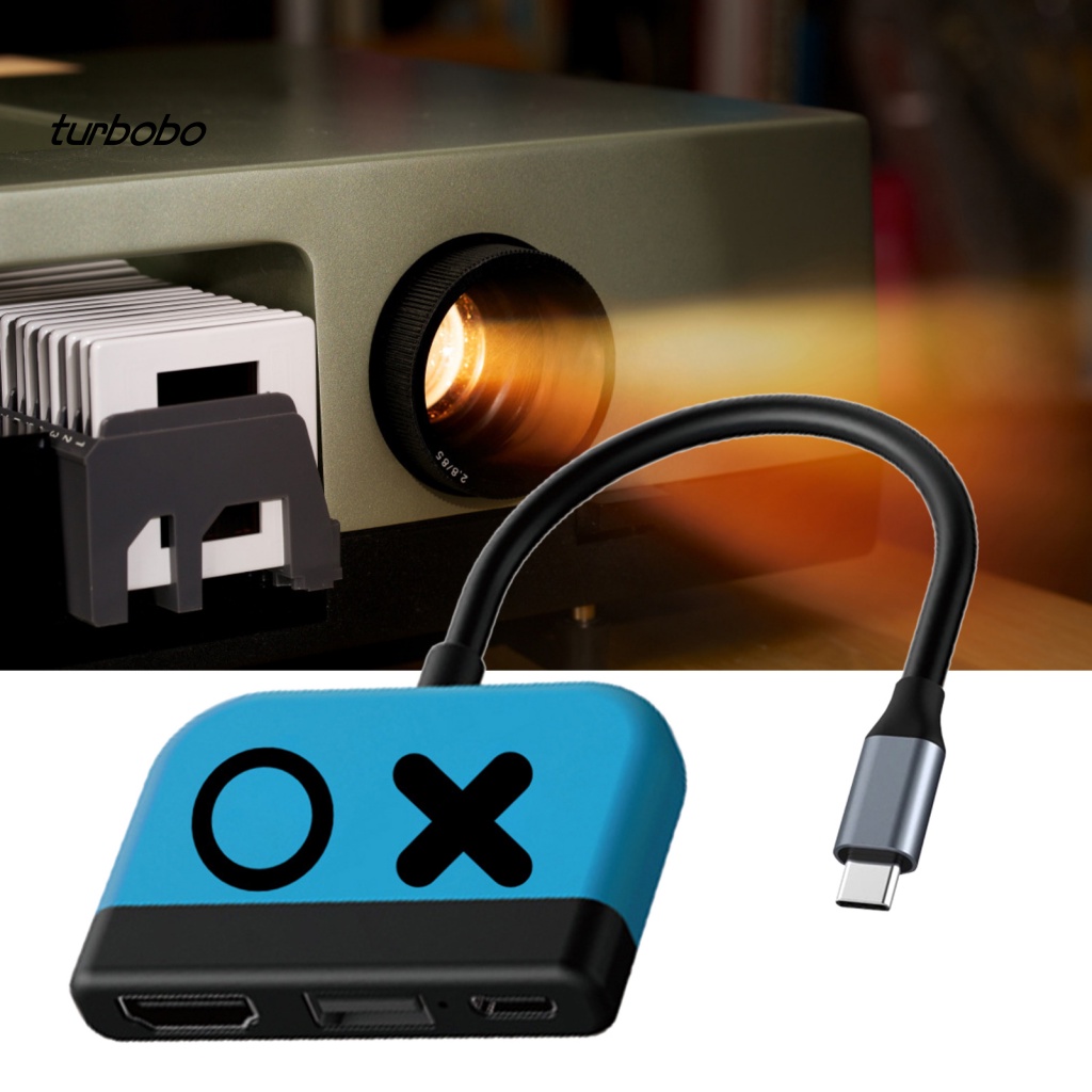 Docking Station 3 Trong 1 Type-C Sang 4K HDMI-C USB 3.0 PD Đa Năng Cho Switch