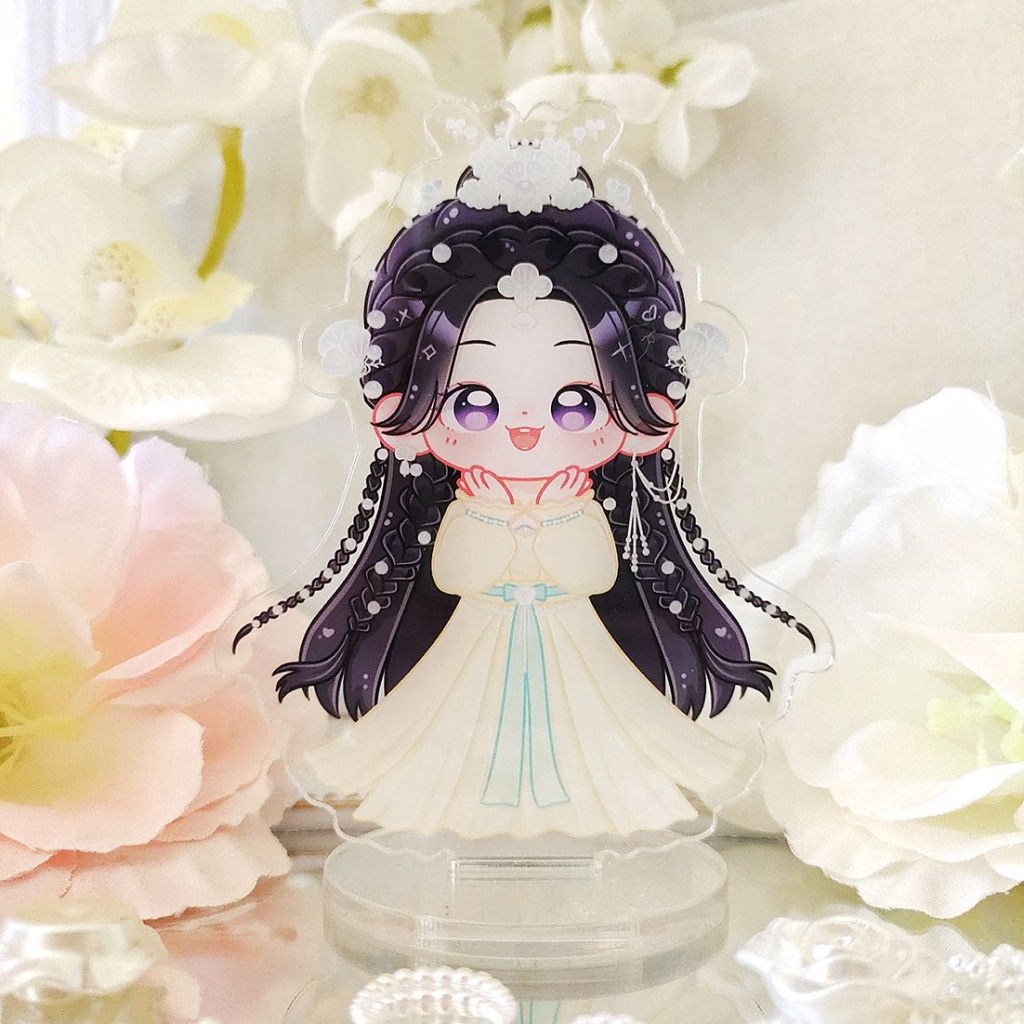 Hàng Mới Về Bán Chạy Thẻ Bài Hình Công Chúa Hươu Trắng Nagatsuki Mingming Merchandise Luo Yunxi Bằng Acrylic Chất Lượng Cao