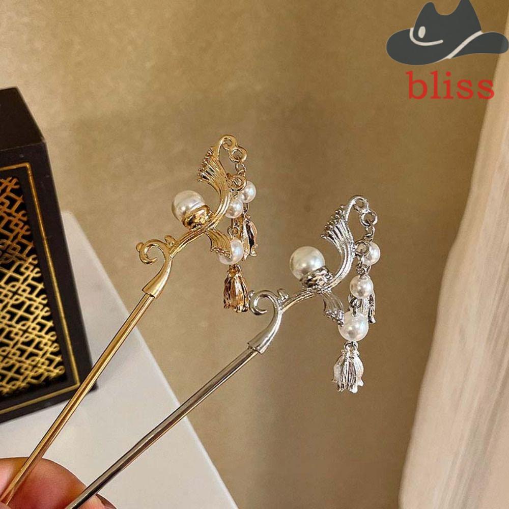 Trâm Cài Tóc Phối Tua Rua Phong Cách Cổ Điển Thanh Lịch Cho Nữ