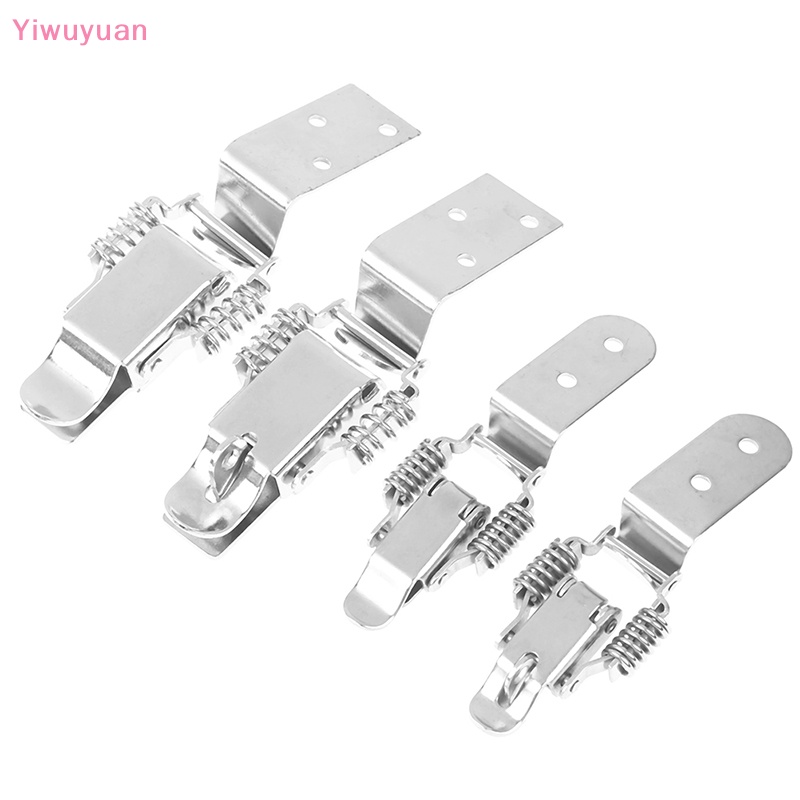 < Yiwuyuan > Chốt Khóa Hộp Công Cụ Va Li Tải Lò Xo Mạ Niken Mạ Sắt Mới