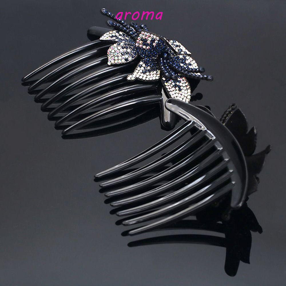 Lược Cài Tóc Hình Hoa Phong Cách Hàn Quốc Cổ Điển Cho Cô Dâu