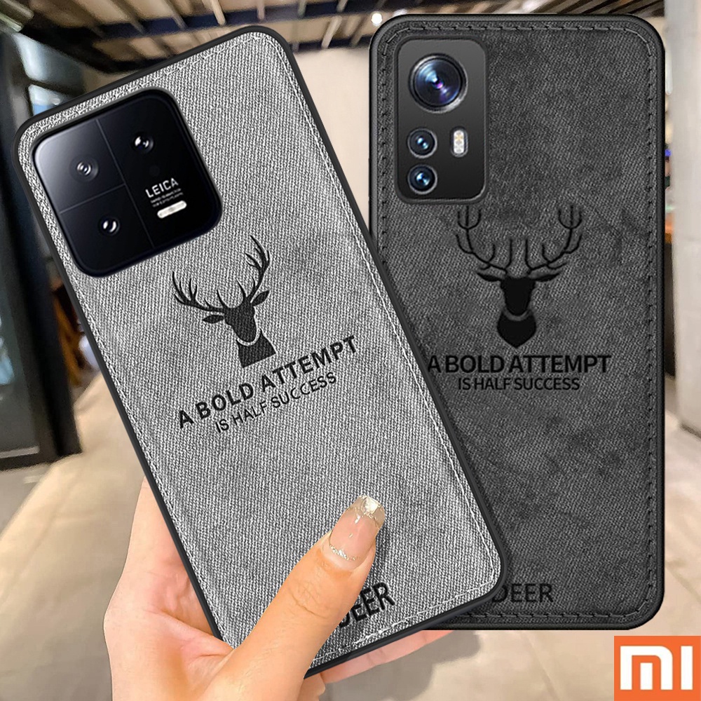 Xiaomi 12T Pro 12 Lite Xiaomi 13 Lite Xiaomi 11T Pro 11 Lite Xiaomi 10T Pro 10 Lite Vỏ điện thoại di động chống thấm mồ hôi có họa tiết Antler sang trọng