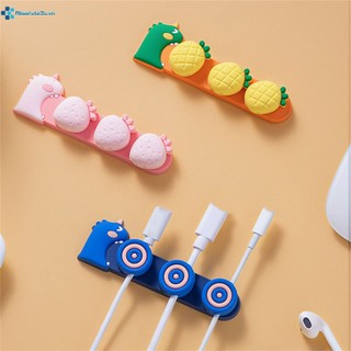 Bộ tổ chức cáp USB Dây quấn dây silicon Bộ cố định dây quản lý tổ chức dây Kẹp văn phòng Máy tính để bàn Giá đỡ cáp