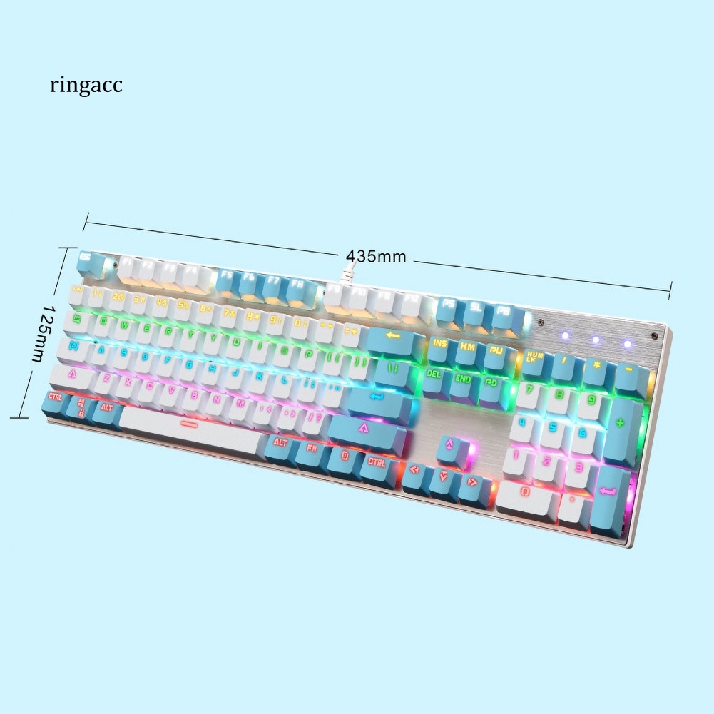 Bàn PhíM Cơ Gaming RGA G30 Có Dây, ChốNg CháY TíCh HợP Led NềN