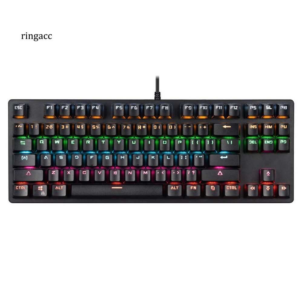 Bàn Phím Cơ Chơi Game RGA K70 Có Đèn LED Nhiều Màu Dành Cho Máy Tính Để Bàn