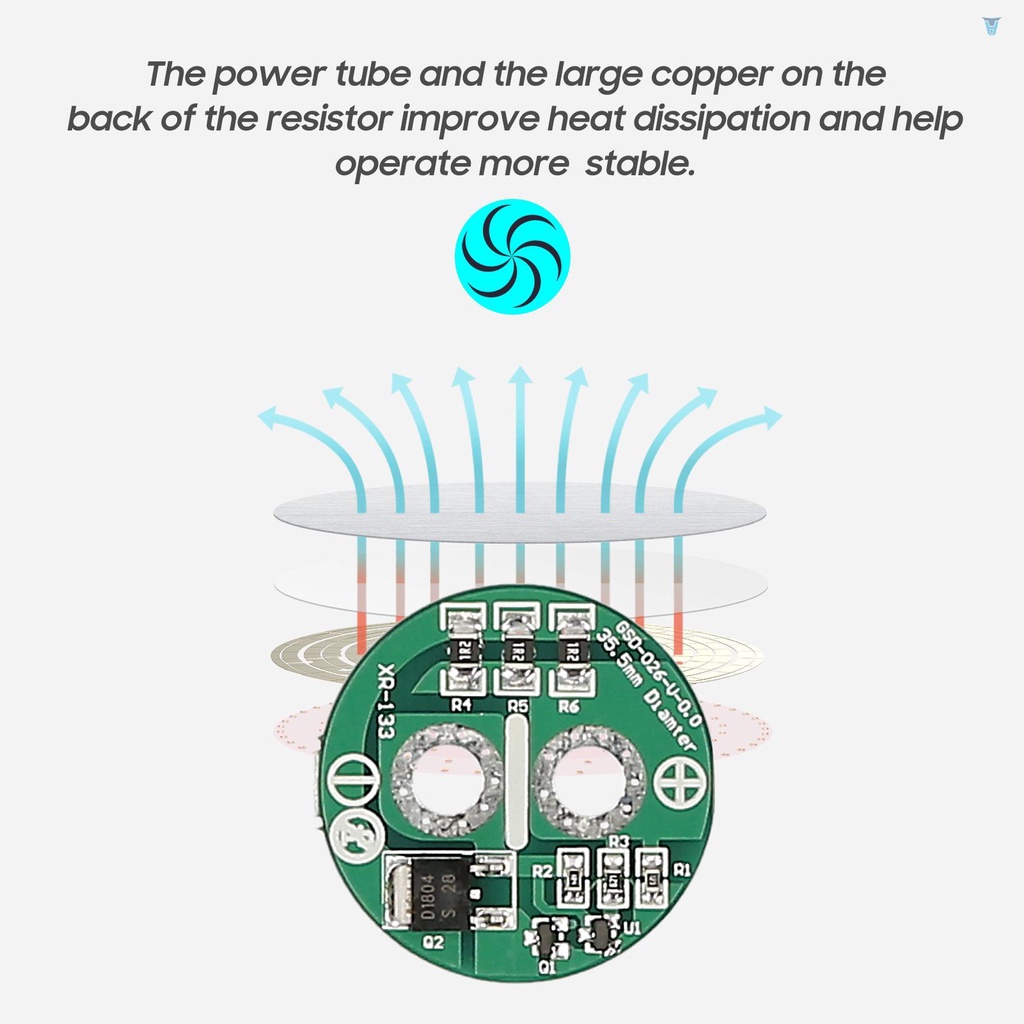 1 Bảng Mạch Bảo Vệ Pin Lithium 2.5V Chất Lượng Cao