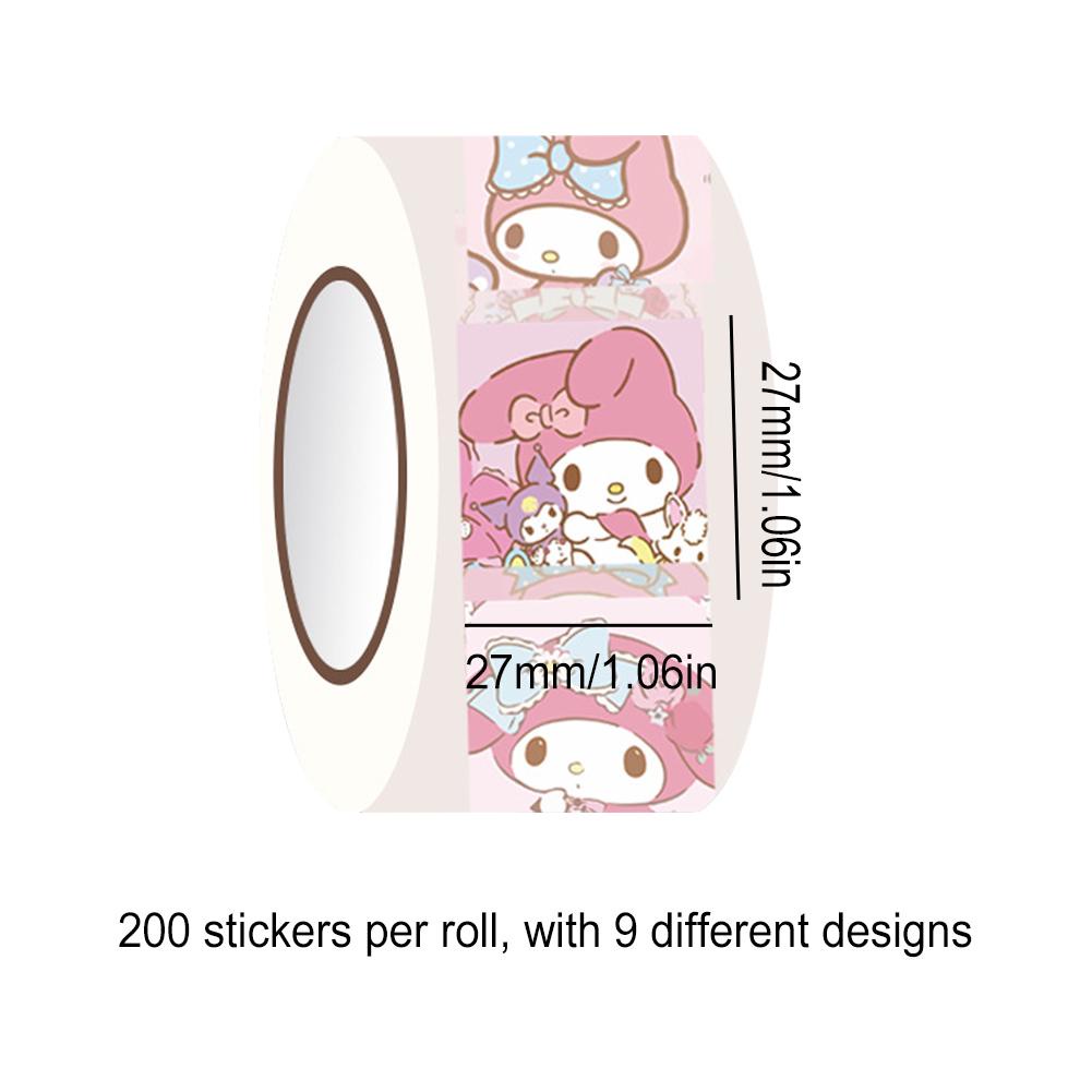 Stella Cuộn Sticker Hoạt Hình Dán Trang Trí Xinh Xắn