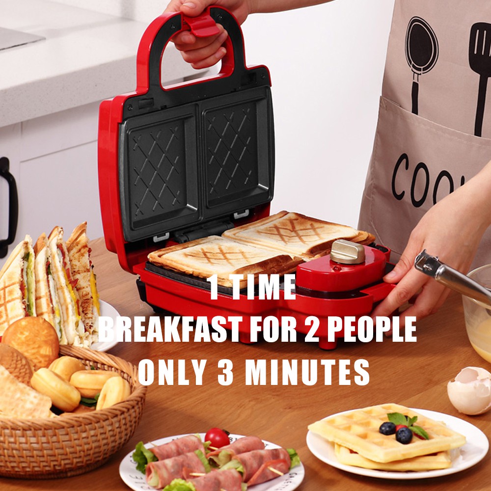 Máy Làm Bánh Waffle / Trứng / Bánh Pancake Tiện Lợi