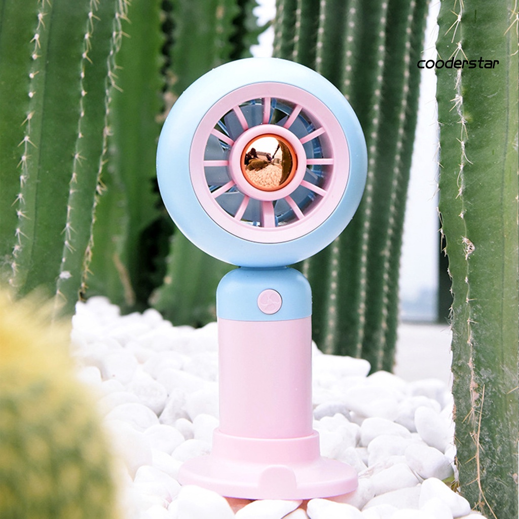 Quạt Điện Làm Mát 5 Cánh Sạc Cổng USB Thiết Kế Turbo Giảm Tiếng Ồn Thấp An Toàn Kích Thước Nhỏ Gọn Dành Cho Gia Đình