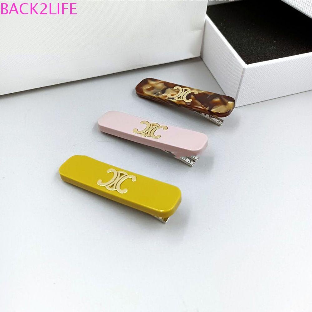 Kẹp Tóc Mái Hiên Hình Chữ Arc de Triomphe Ngọt Ngào Phong Cách Retro Cho Nữ 2life