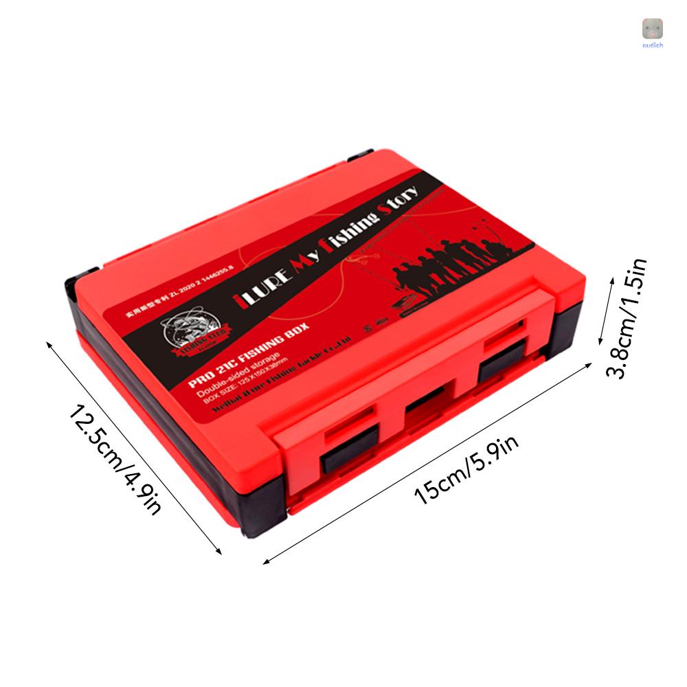 Hộp Đựng Mồi Câu Cá Chia Ngăn Có Thể Tháo Rời Tiện Dụng Ốp