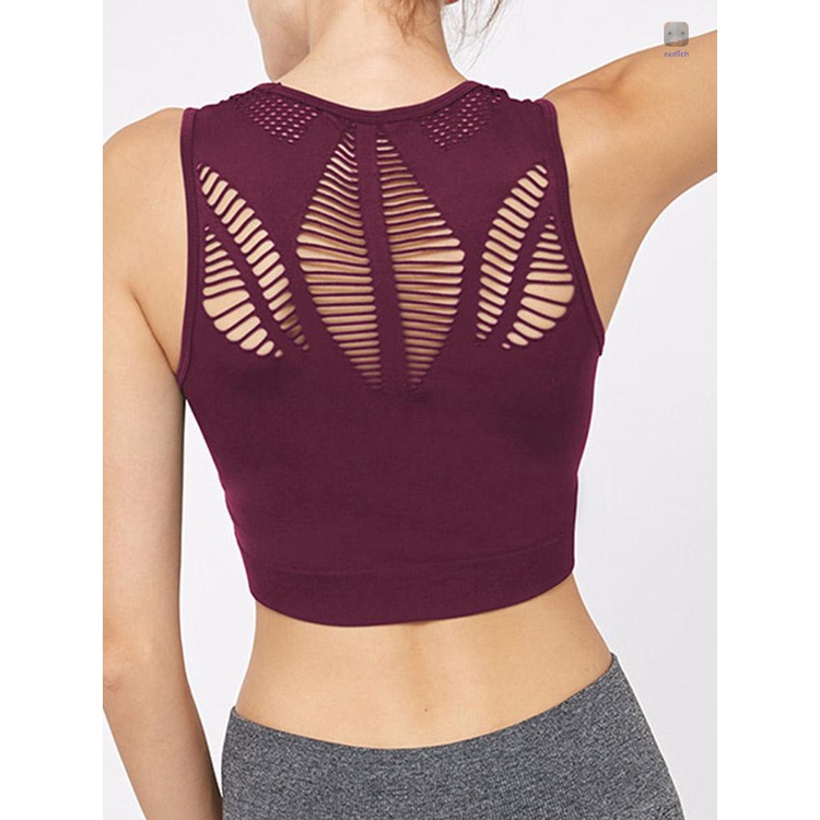 Áo Ngực Thể Thao Màu Trơn Mau Khô Thời Trang Cho Nữ