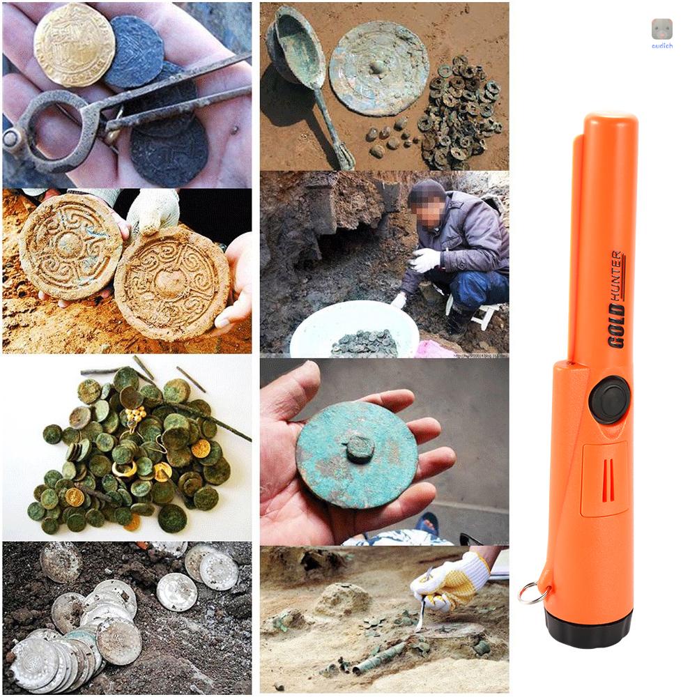 Máy Dò Kim Loại Cầm Tay Độ Nhạy Cao Chống Thấm Nước Có Đèn LED