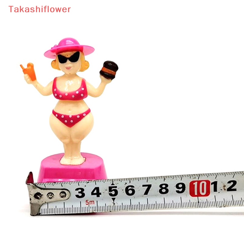 (Takashiflower) Búp Bê Nhảy Múa Lắc Đầu Sử Dụng Năng Lượng Mặt Trời Trang Trí Nội Thất Xe Hơi