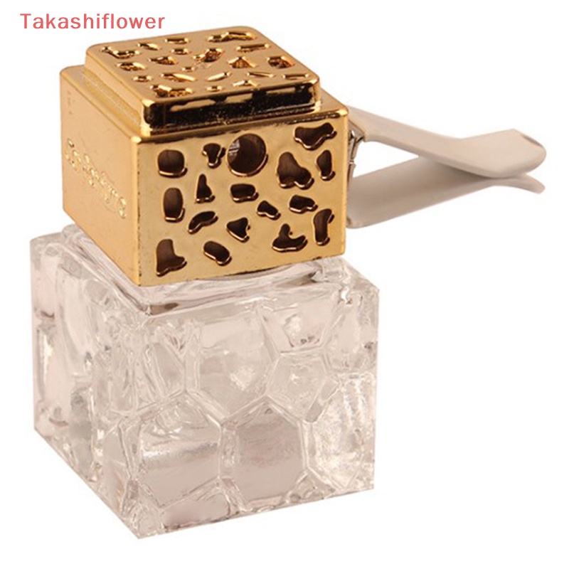 Bình Rỗng Hình Vuông Đựng Nước Hoa Có Kẹp Gắn Lỗ Thông Gió Xe Hơi