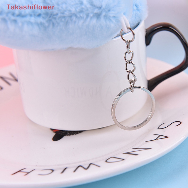 Móc Khóa Hình Đám Mây Bằng Lông Nhung Dễ Thương Xinh Xắn