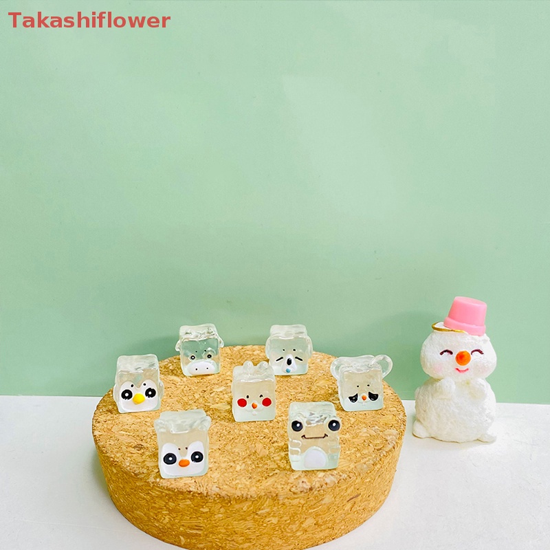 Set 5 Khối Đá Mini Bằng Nhựa Phát Quang Hình Động Vật Xinh Xắn Dùng Trang Trí DIY