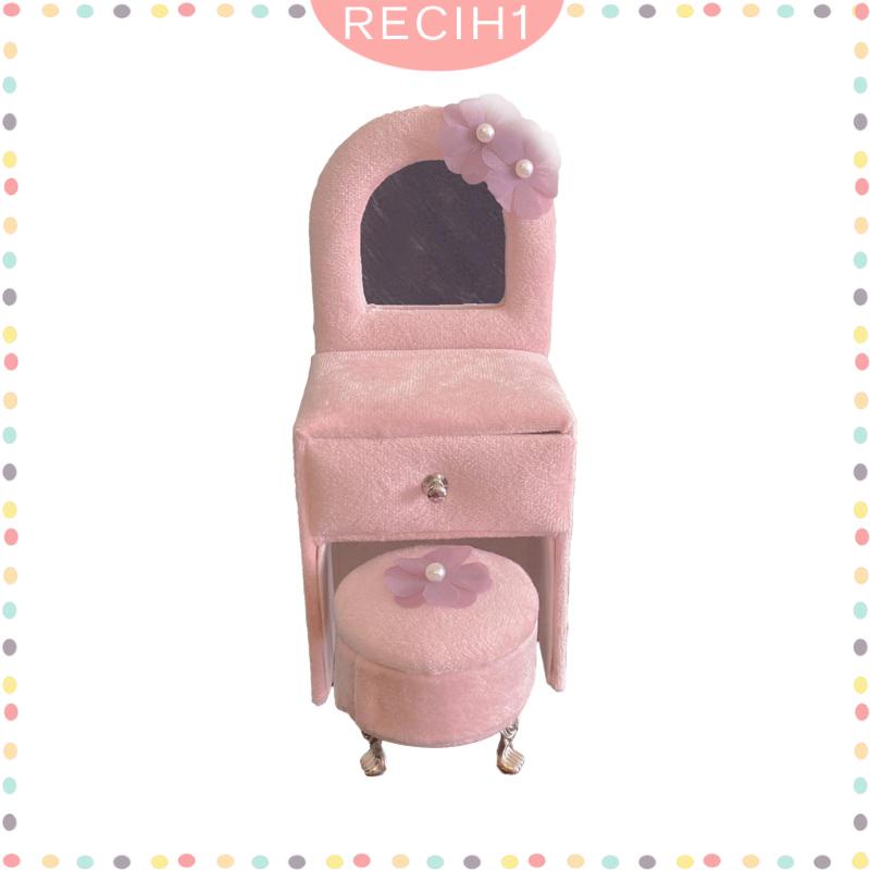 Giá Đỡ Trang Sức Đồ Chơi Để Bàn Màu Hồng Dành Cho Búp Bê