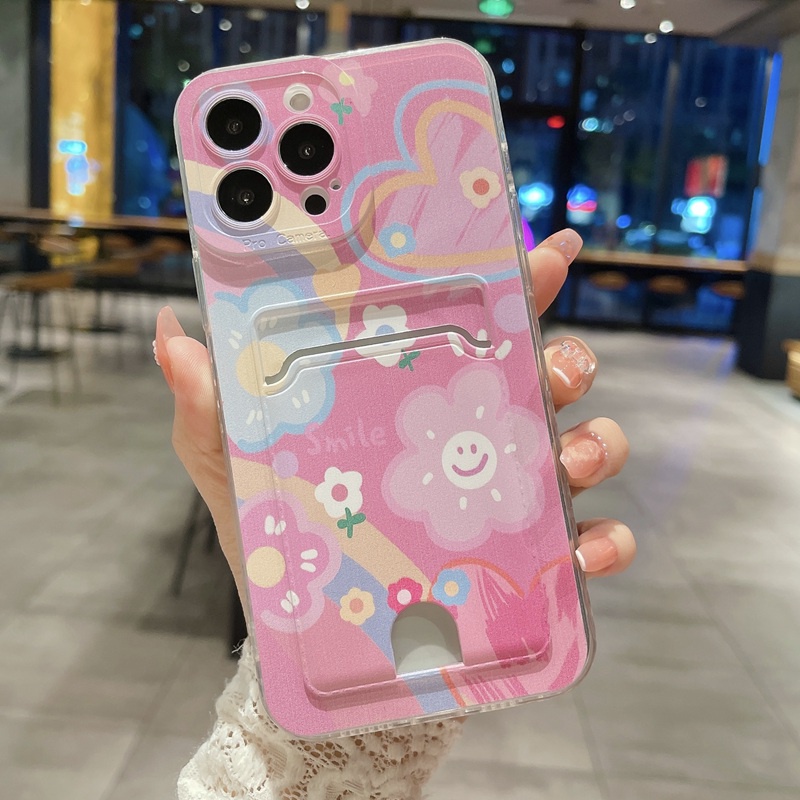 Ốp Điện Thoại Hình Hoa Hướng Dương Mặt Cười Cho iPhone 14 13 12 11 Pro Xs Max XR X 8 7 6 6S 14 Plus 13 12 Mini SE 2020 2022