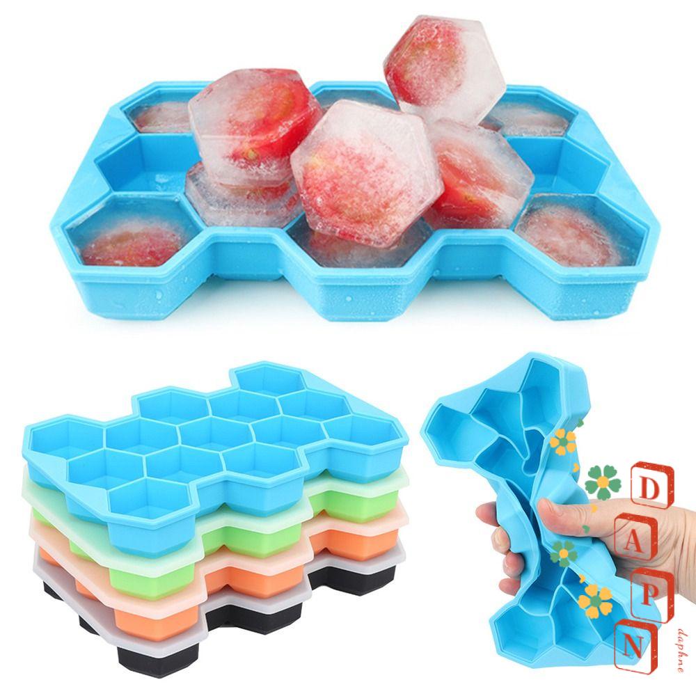 Khuôn Làm Đá Viên Bằng Silicone Có Nắp Tháo Rời Được