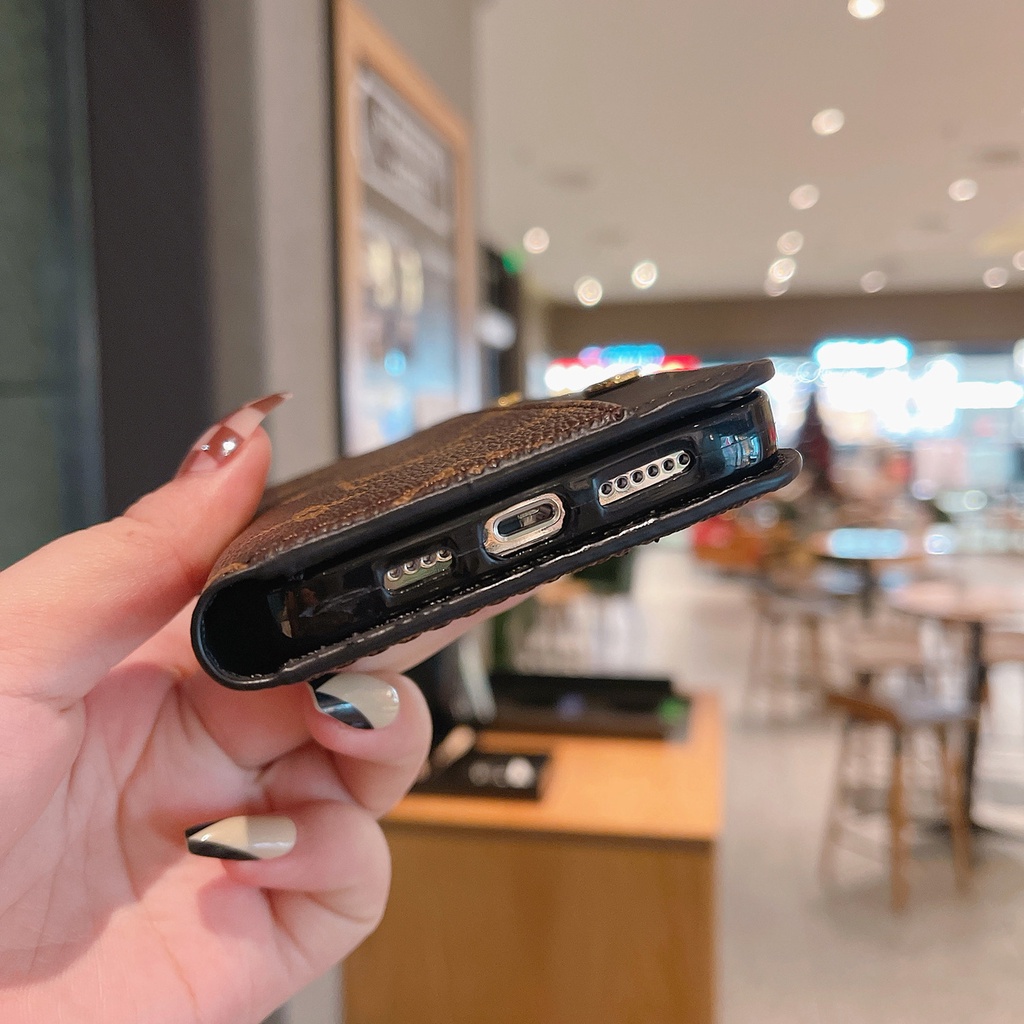 Bao Da Điện Thoại Cho iPhone 14 Pro Max 13 Pro Max iPhone 13 Pro Max Ốp Dạng Ví Nắp Lật Hít Nam Châm Thêu Hình vintage