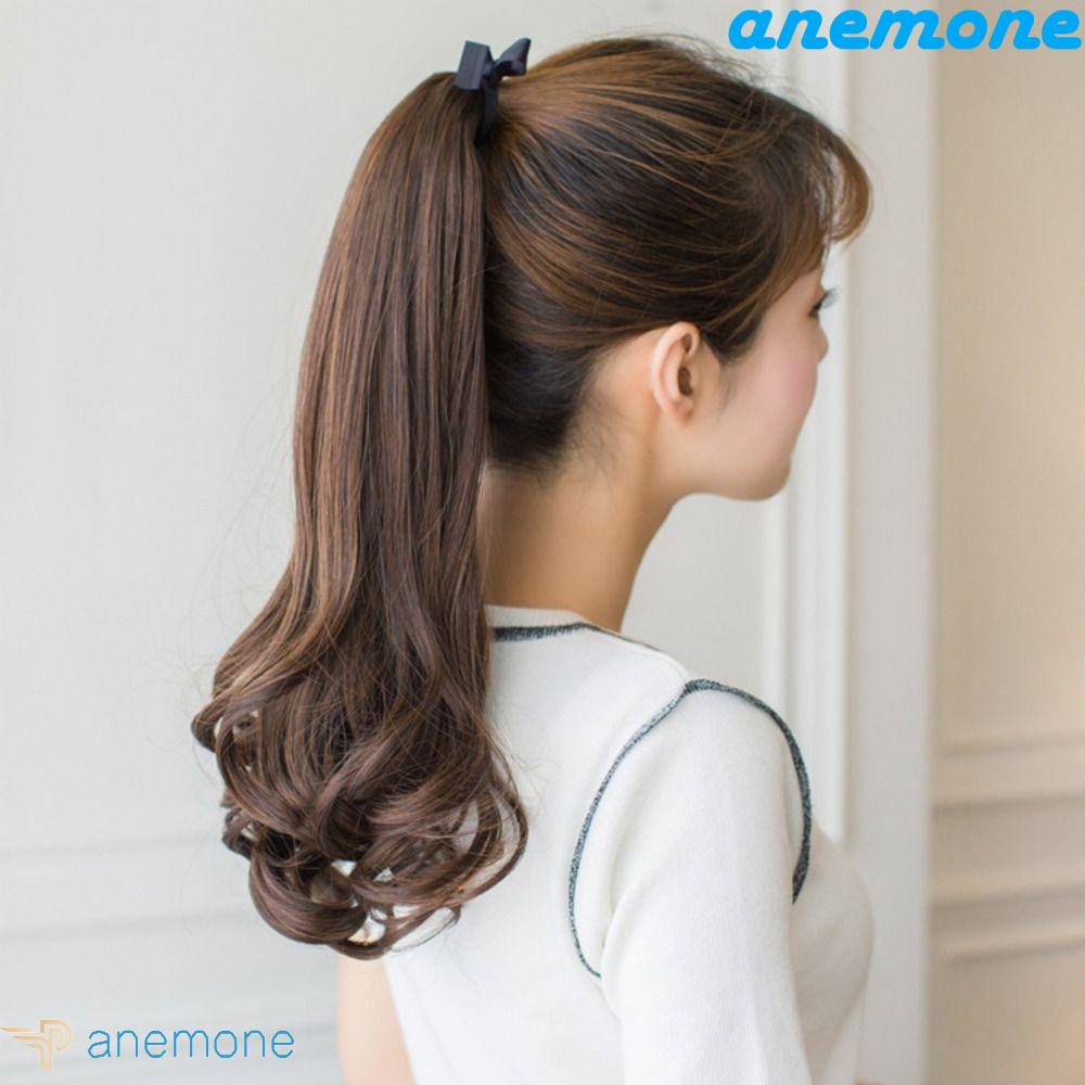 Tóc Giả Đuôi Ngựa Bằng Lông Mềm Mại Có Dây Rút Dễ Phối Đồ Cho Nữ