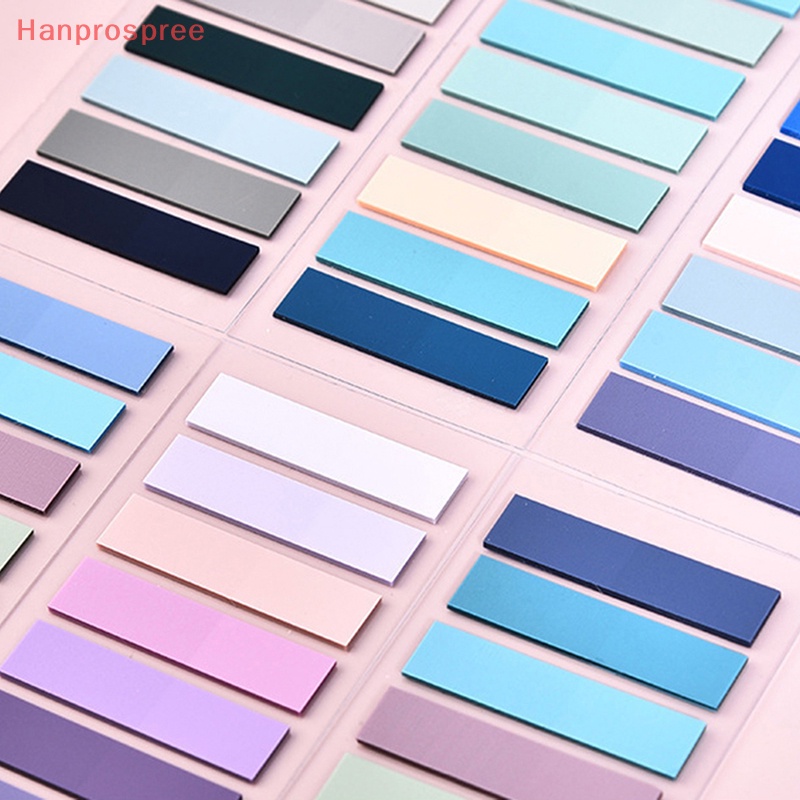 Hanprospree > Cuộn 200 Tờ Giấy Đánh Dấu Trang Sách Trong Suốt Chống Thấm Nước Hình Lá Cờ Cho Học Sinh