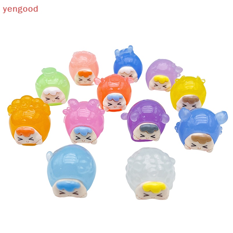 Bộ 2 Đồ trang trí Búp Bê Bọ Cạp Hoạt Hình Màu Dạ Quang Trang Trí Tiểu Cảnh