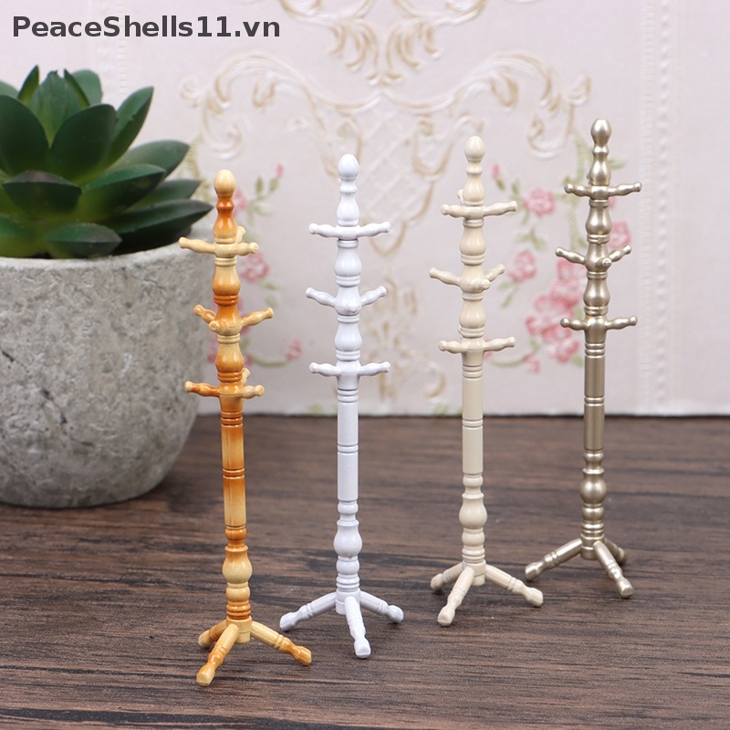 Giá Treo Quần Áo / Nón / Đồ Dùng Nhà Búp Bê Tỉ Lệ 1: 12 Xinh Xắn Tiện Dụng