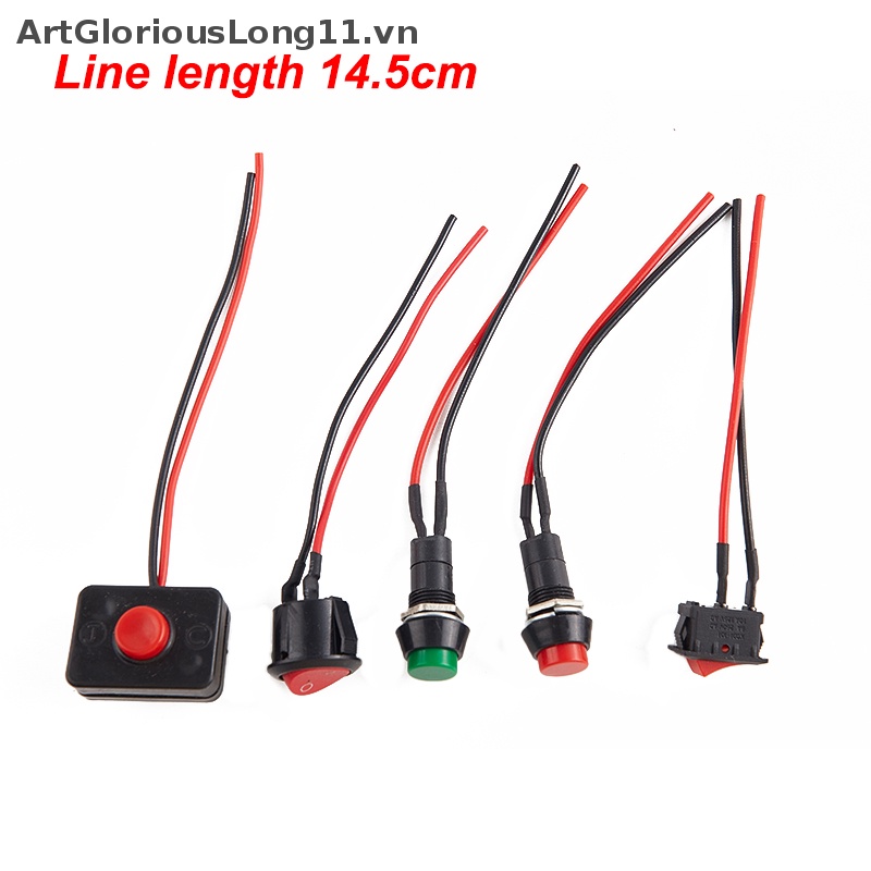 Công Tắc Nút Nhấn Tròn Mini Chống Thấm Nước Chuyên Dụng Cho Tàu Thuyền