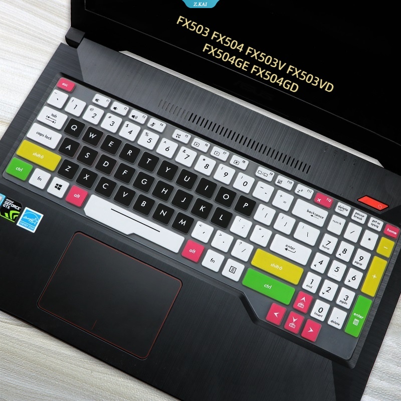 Vỏ Bọc Bàn Phím Máy Tính ASUS 15.6 Inch FX503 FX504 FX503V FX503VD FX504GE Bằng Silicon Chống Thấm Nước Chống Bụi