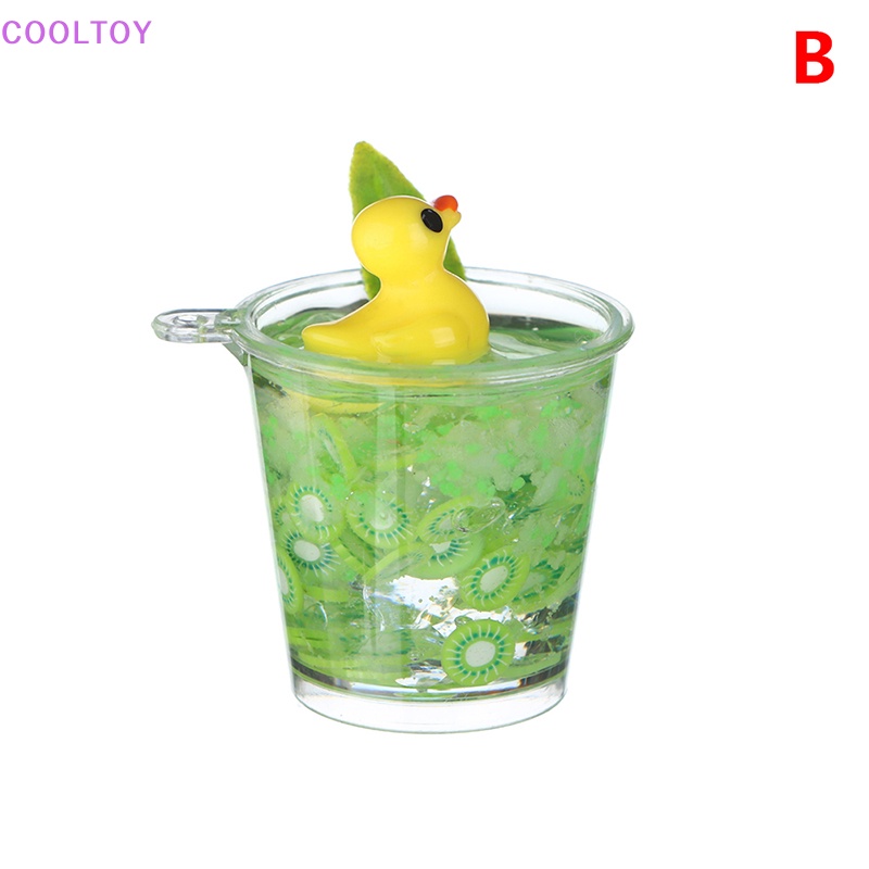 1 Đồ trang trí Cốc Nước Đá Mini Màu Dạ Quang Dùng Trang Trí Tiểu Cảnh