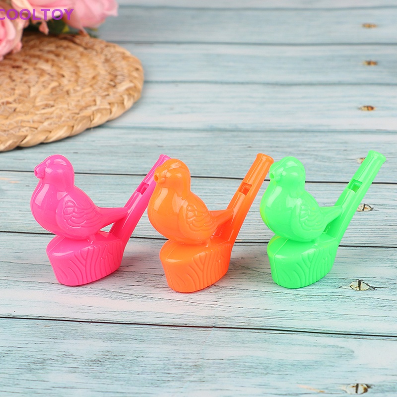 Cooltoy Bộ 5 Còi Thổi Nước Nhiều Màu Bằng Nhựa Tạo Tiếng Ồn Đồ Chơi Cho Chim