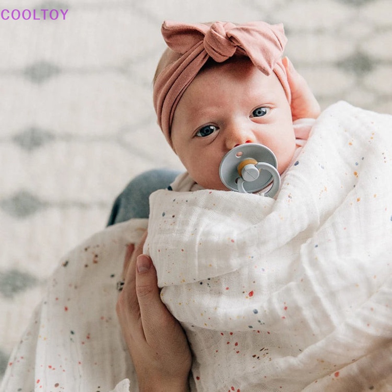 Cooltoy Chăn Quấn Em Bé Sơ Sinh Bằng Cotton Muslin