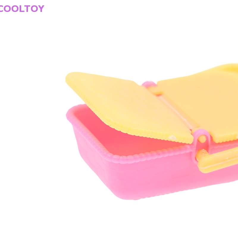 Set 2 Giỏ Nhựa Mini 1: 12 Màu Sắc Ngẫu Nhiên Trang Trí Nhà Búp Bê