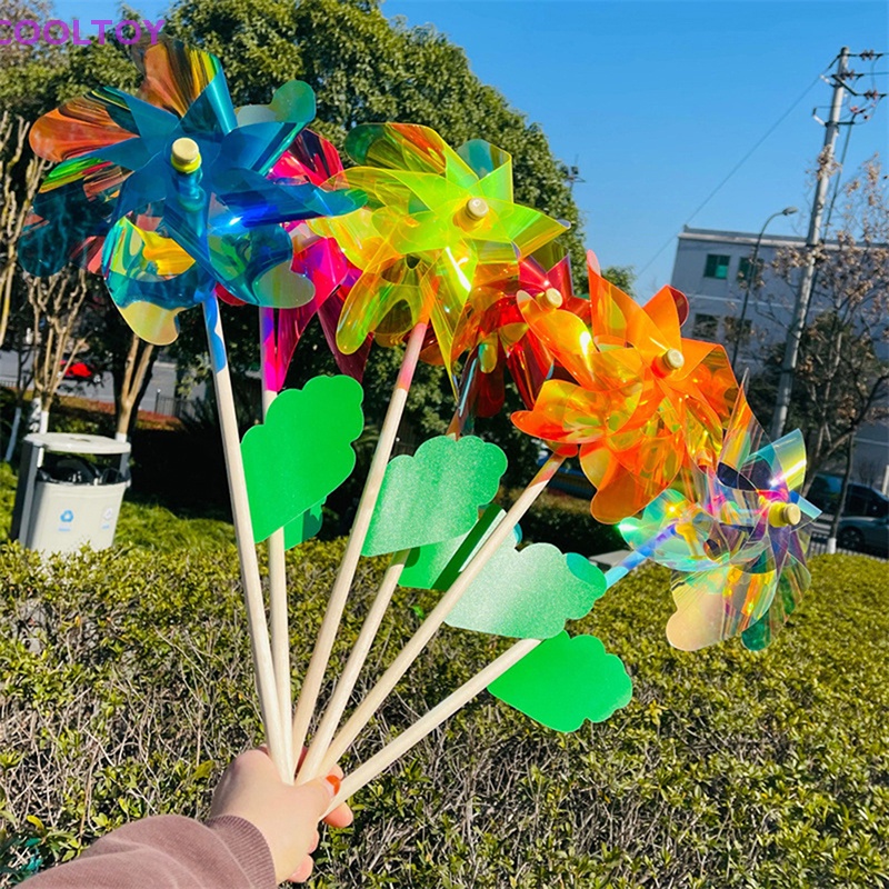 Cooltoy 1 Chong Chóng Gió Trang Trí Sân Vườn Tiệc Tùng Cắm Trại Đồ Chơi Trẻ Em HOT