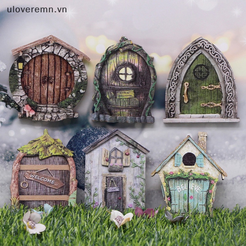 Set 6 Mô Hình Cửa 1 / 12 Dùng Để Trang Trí Nhà Búp Bê