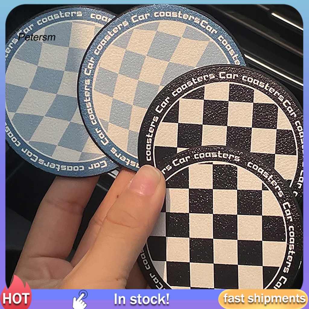 Đế Lót Cốc Bằng Da Giả Chống Bụi Cho SUV