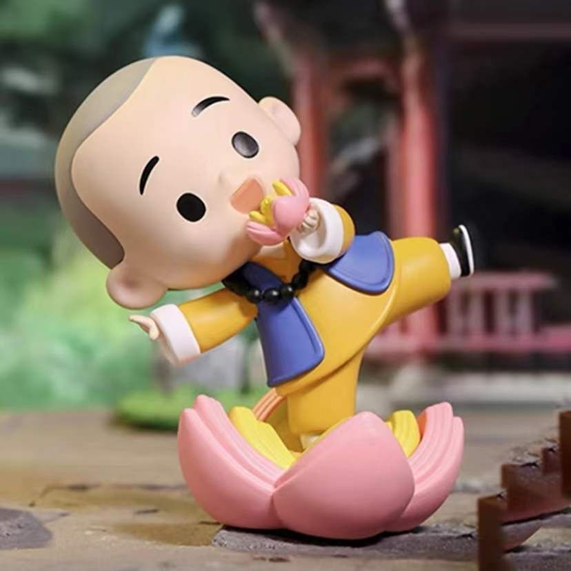 Búp Bê POPMART Yichan Little Monk Chan Yu Fine Food series Dùng Làm Quà Tặng