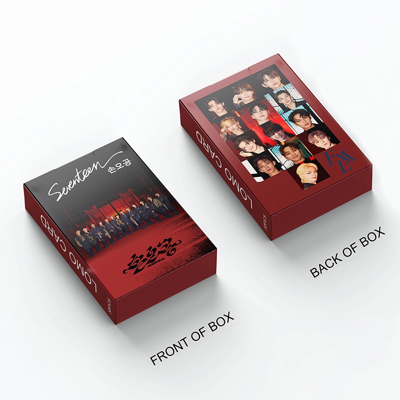 Seventeen LOMO Card Set 55 Tấm Thẻ Ảnh FML SUPER Hình Nhóm Nhạc