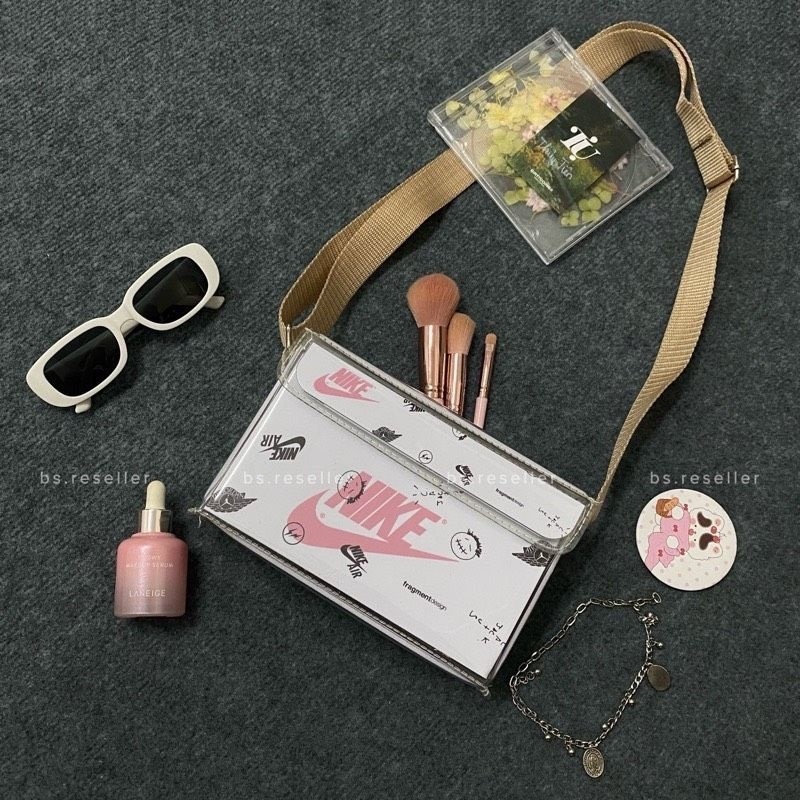 Túi Đeo Chéo Custom Nike Jordan Hộp Giày Mini, Bag Mini Đeo Vai Nam Nữ Dp