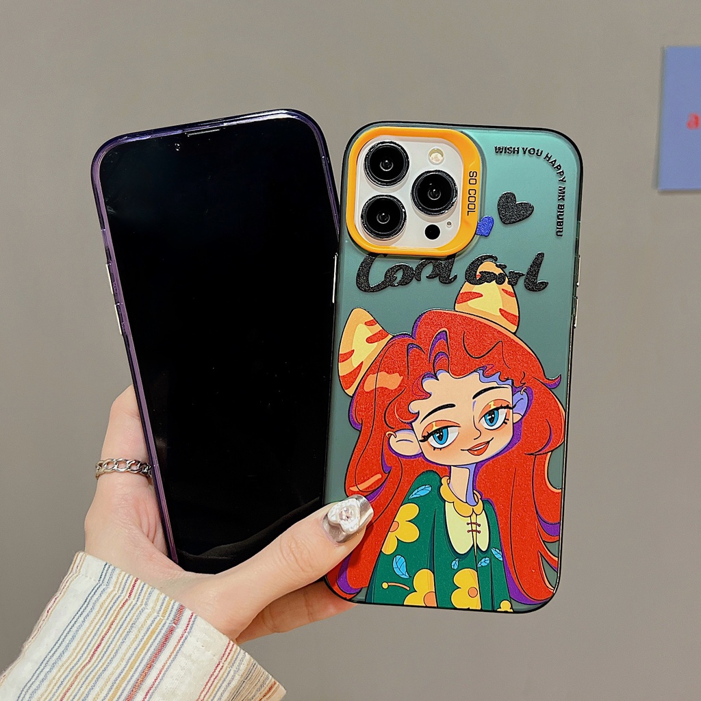 Ốp Điện Thoại TPU Mềm Trong Suốt Chống Sốc Họa Tiết Hoạt Hình Hai Mặt Cho iPhone 11 13 12 14 Pro Max